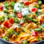 Homemade One-Pan Chicken Enchilada Skillet photo
