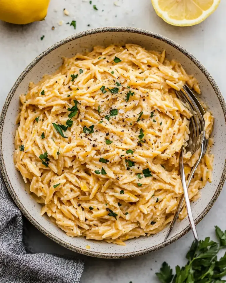 Homemade One-Pan Creamy Lemon Orzo photo