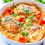 Homemade One-Pot Italian Chicken and Orzo photo