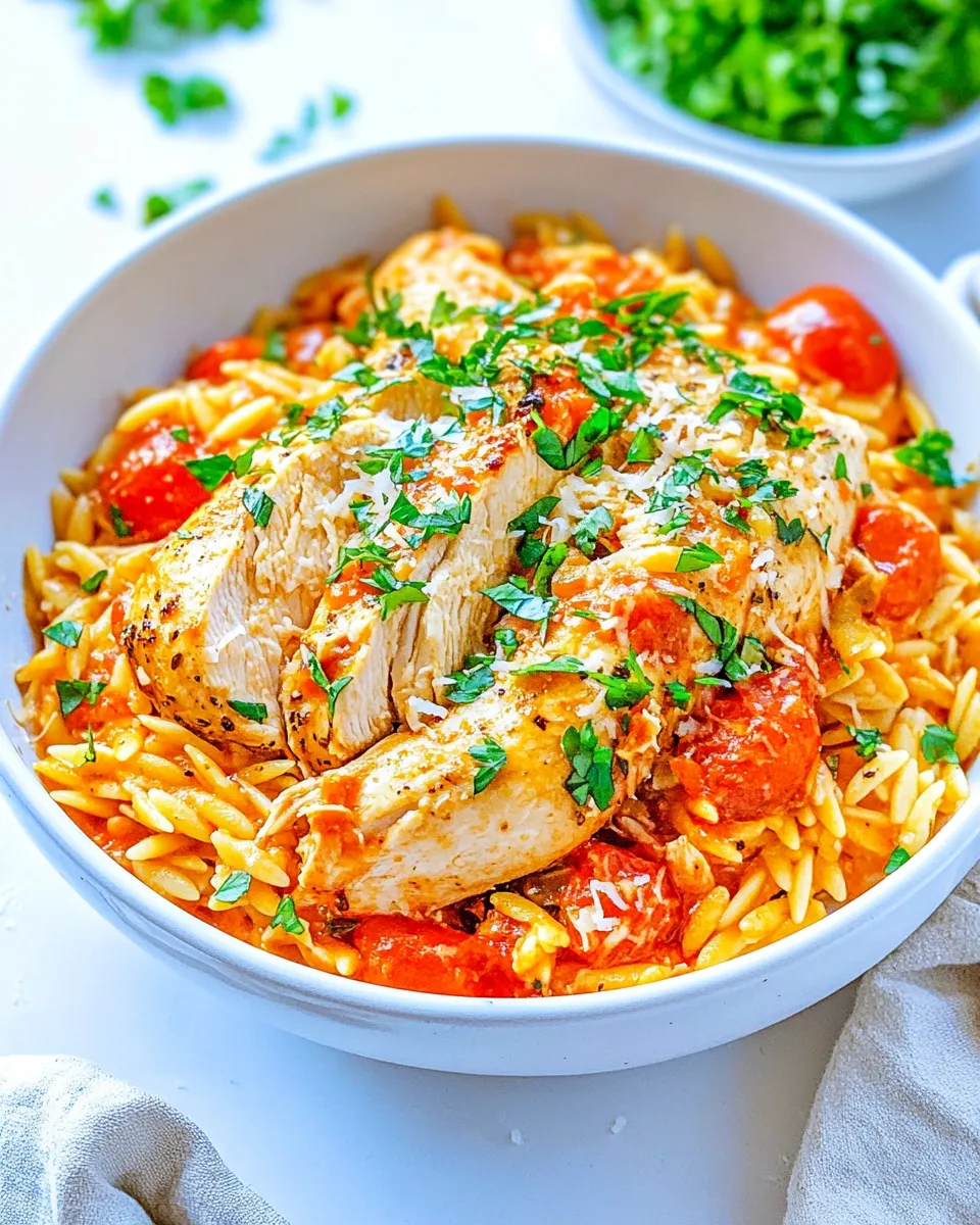 Classic One-Pot Italian Chicken and Orzo image