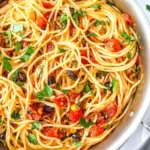 homemade One-Pot Spaghetti Puttanesca photo