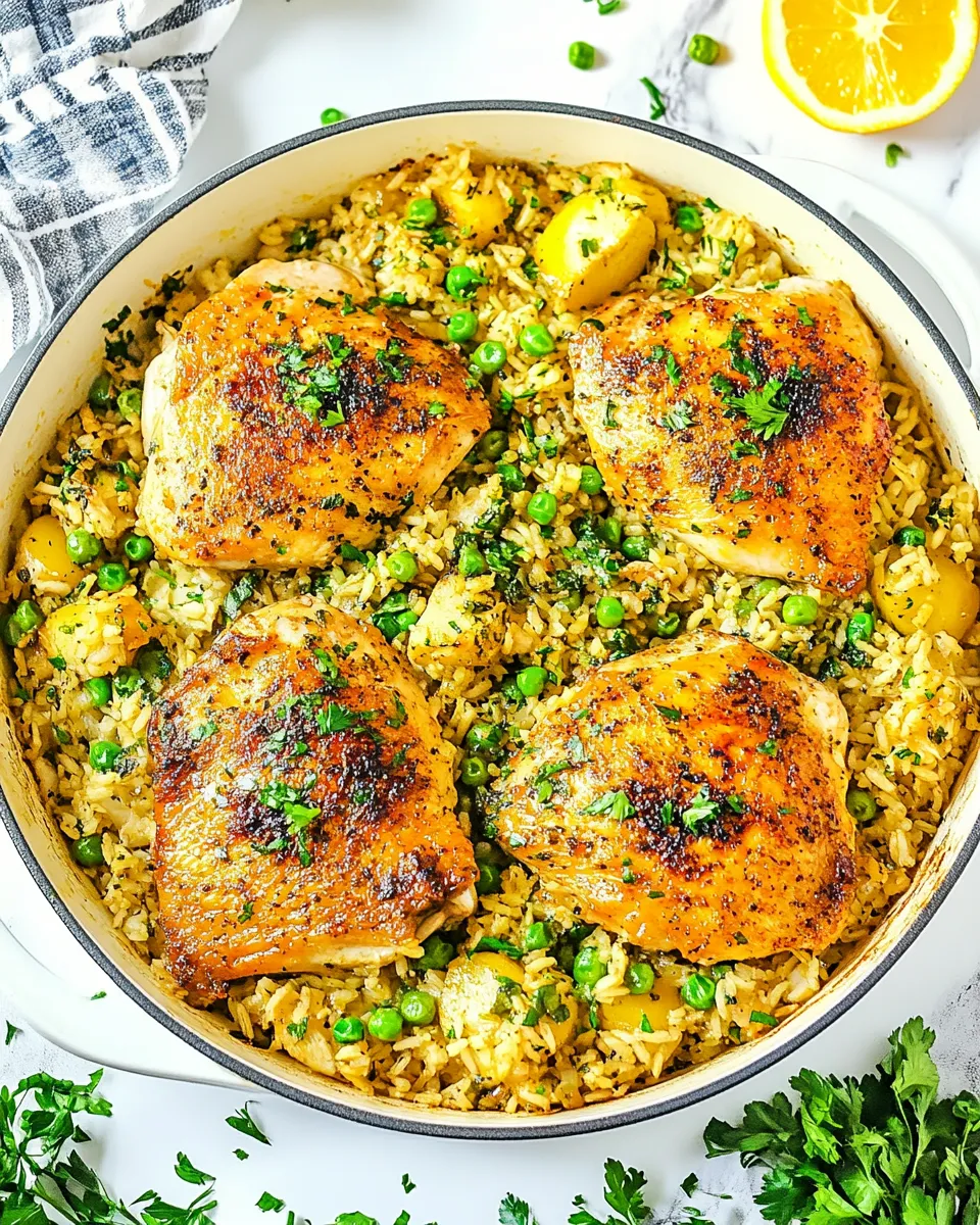 Easy One Pan Italian Chicken and Rice recipe photo