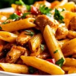 Homemade One Pan Southwest Chicken Alfredo Penne photo