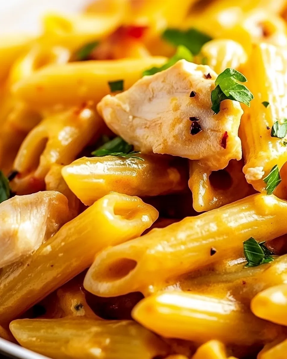Classic One Pan Southwest Chicken Alfredo Penne image
