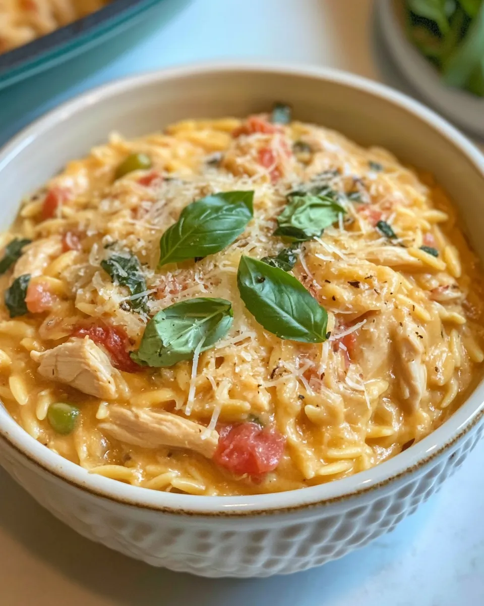 Homemade One Pot Chicken and Orzo Recipe photo