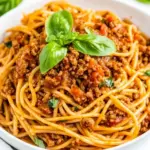 Homemade One Pot Ground Turkey Spaghetti photo