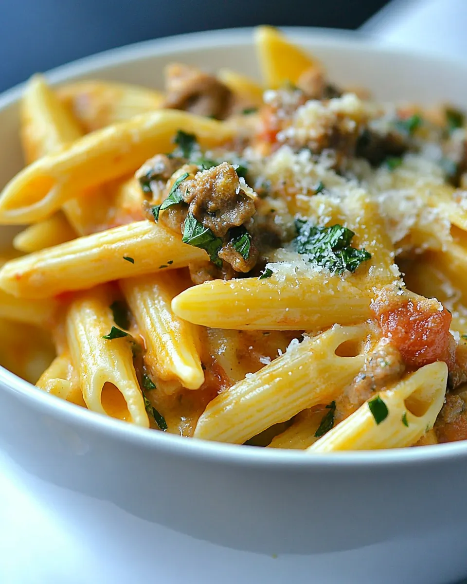 Homemade One Pot Penne Pasta Recipe photo