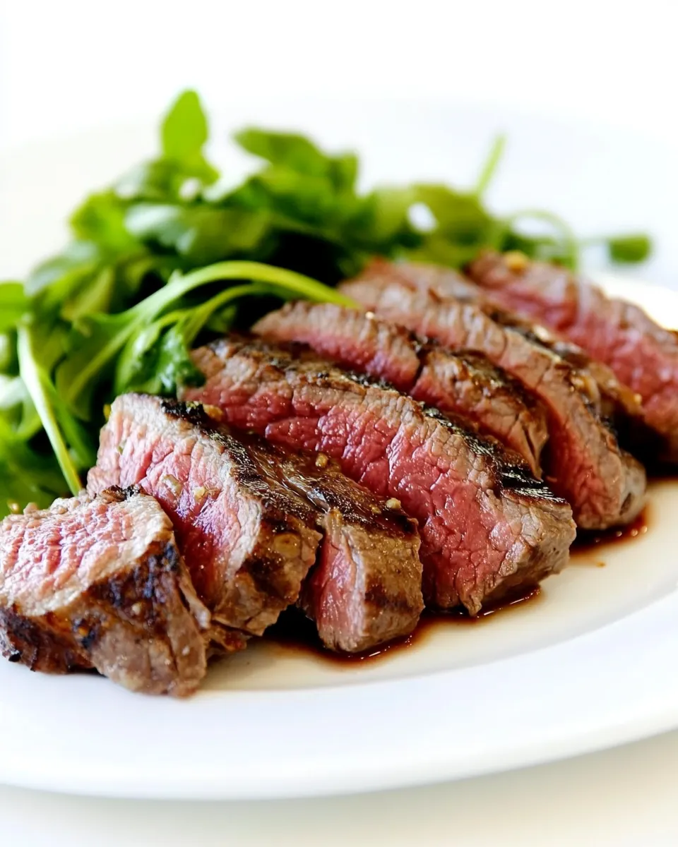 Easy Orange Ginger Flank Steak food shot