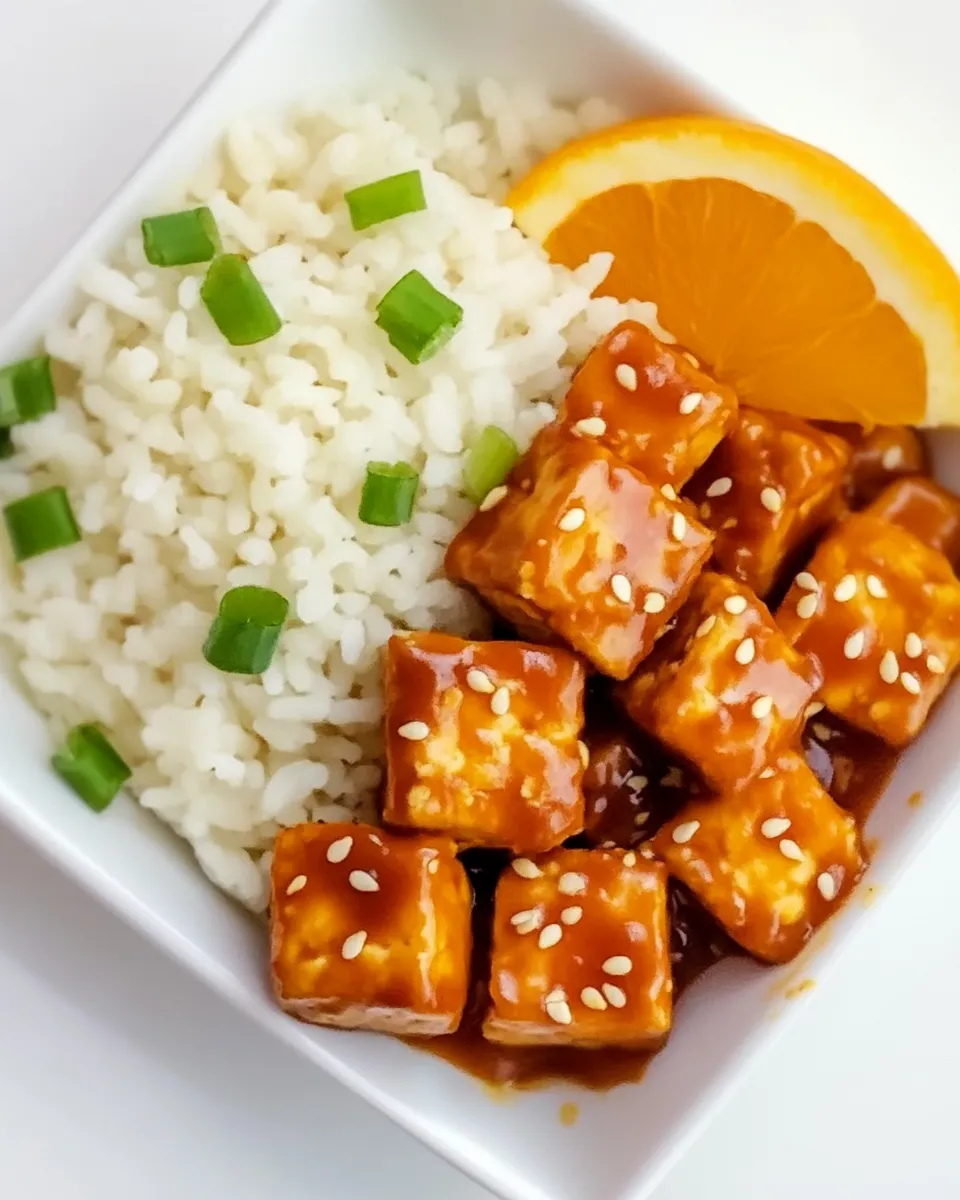 homemade Orange Tofu (Vegan Orange Chicken!) photo