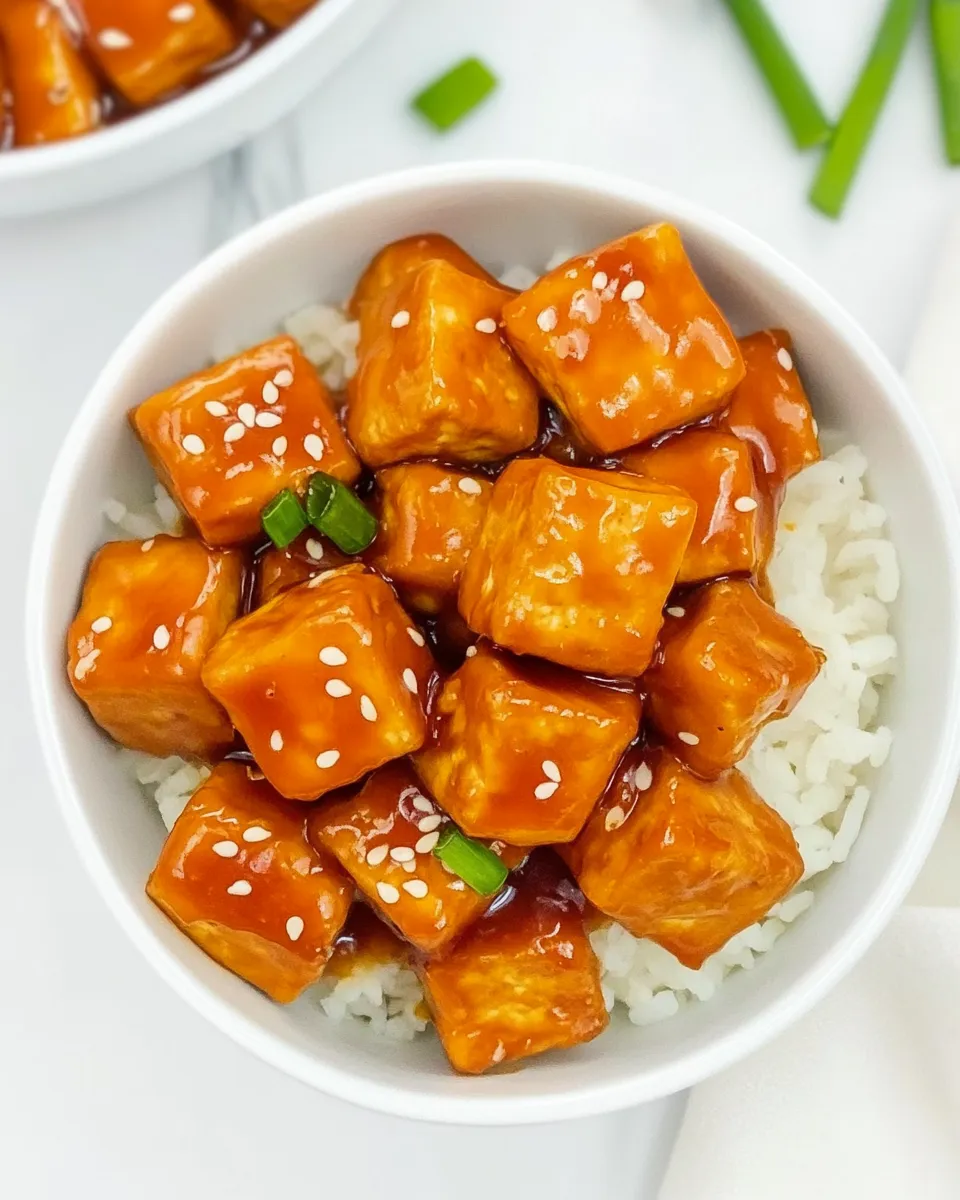 easy Orange Tofu (Vegan Orange Chicken!) recipe photo