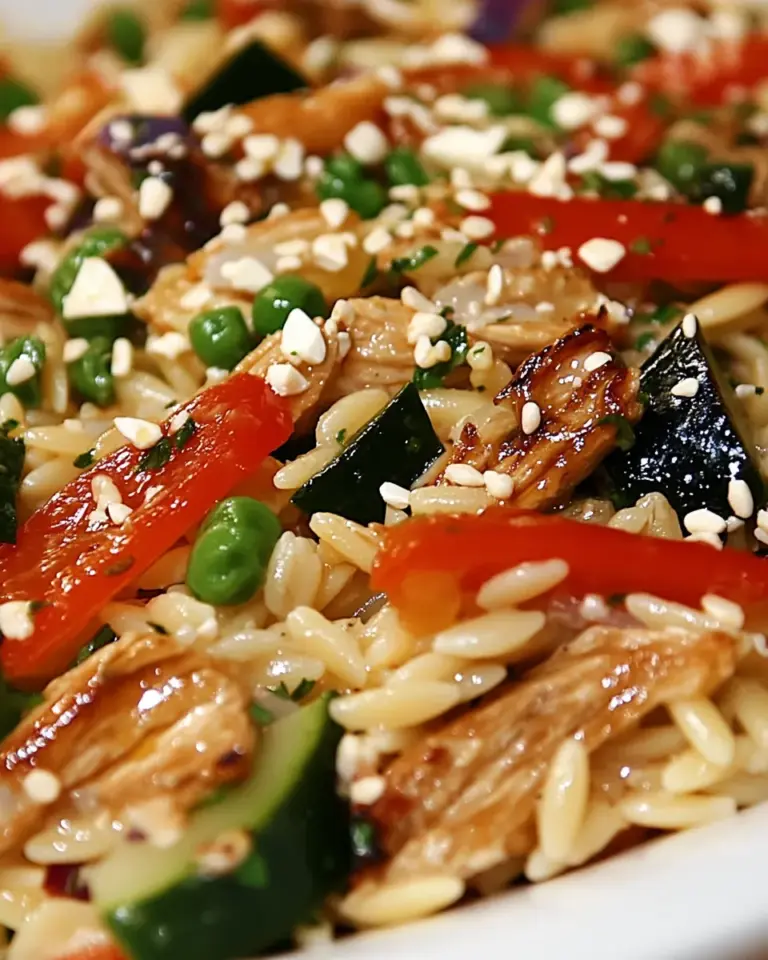 Homemade Orzo Salad Recipe photo