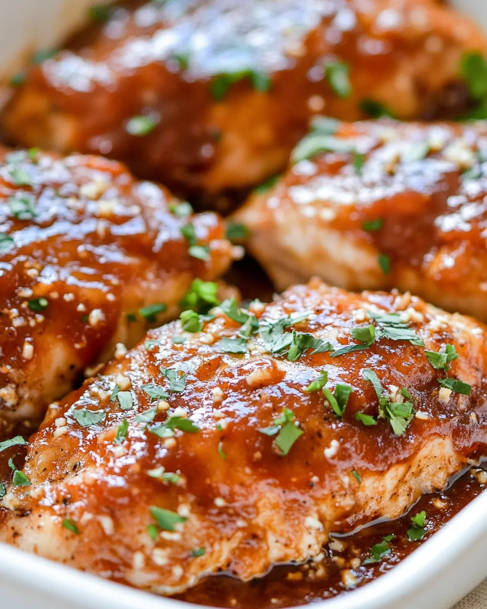 Delicious Oven Baked BBQ Chicken image