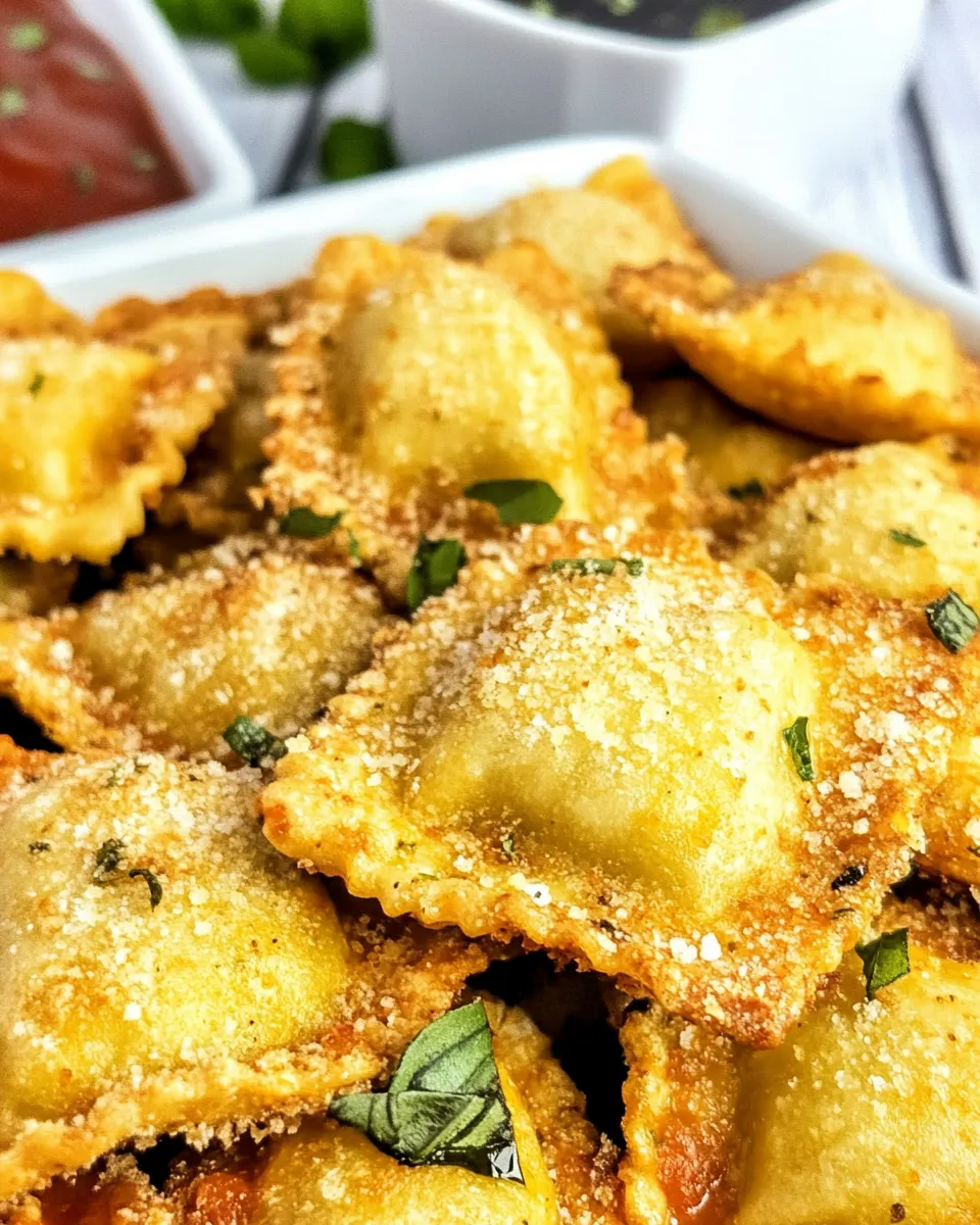 Classic Oven Toasted Ravioli (Air Fryer or Oven) image