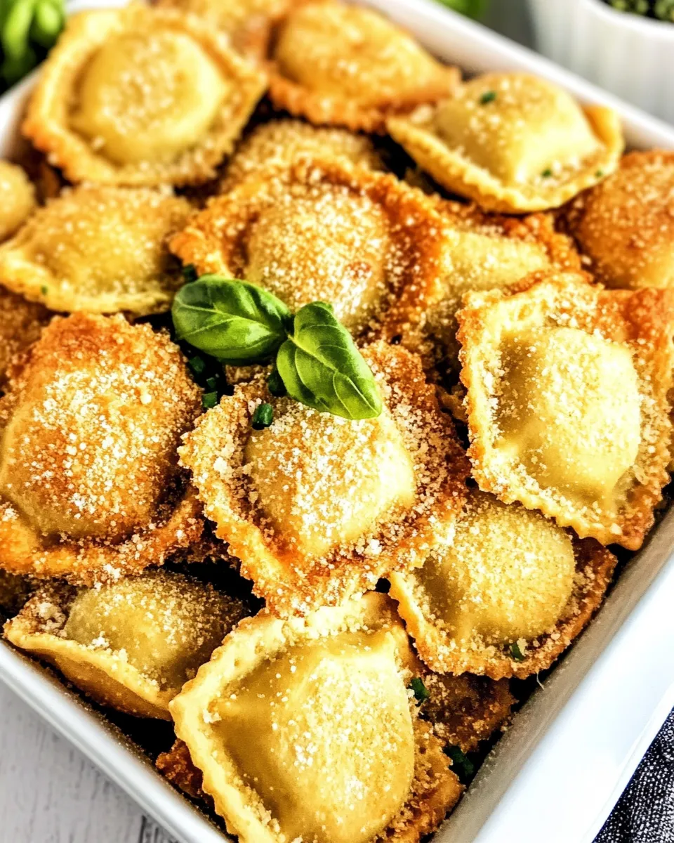 Easy Oven Toasted Ravioli (Air Fryer or Oven) picture