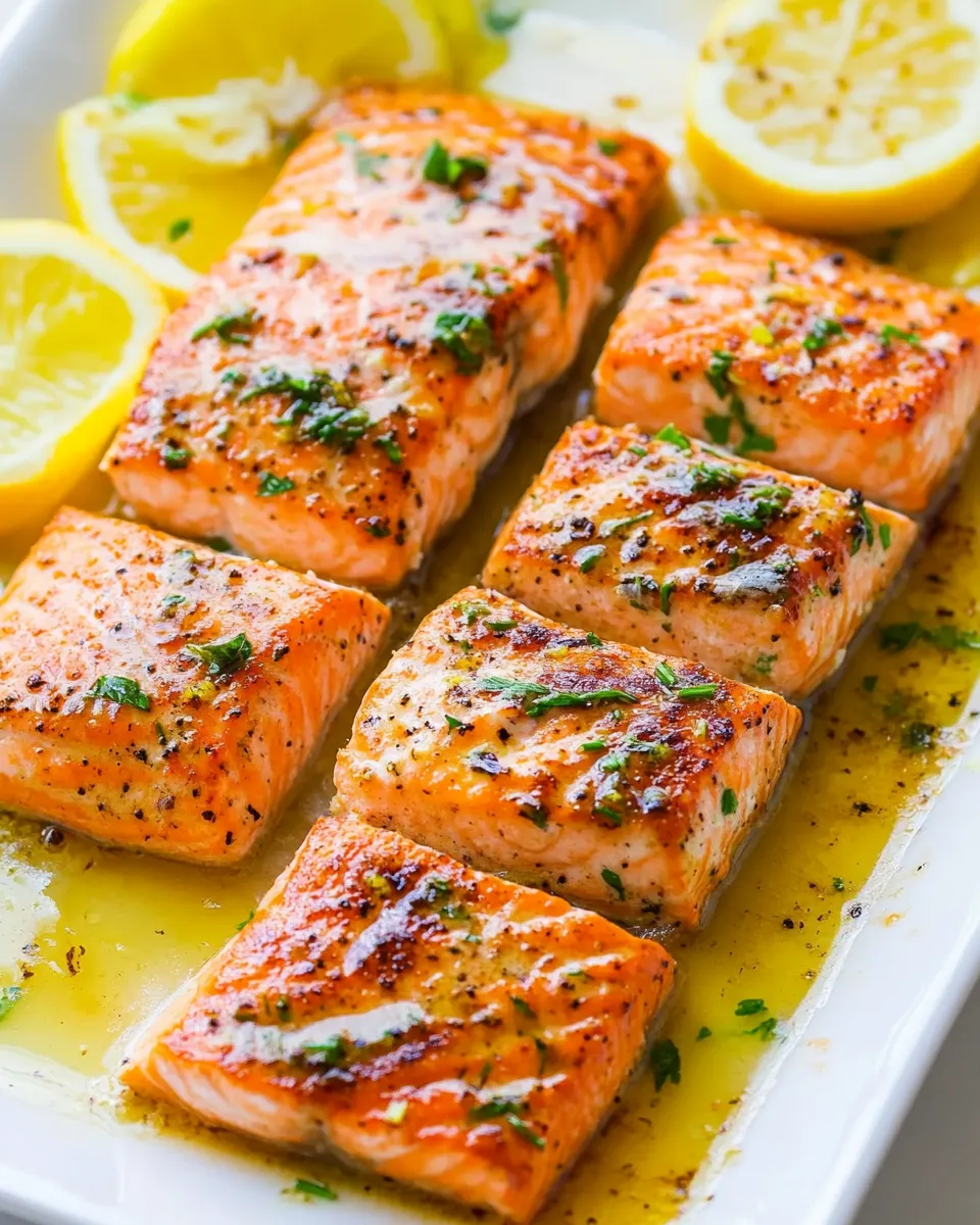 Homemade Pan-Seared Salmon with Lemon Butter recipe photo