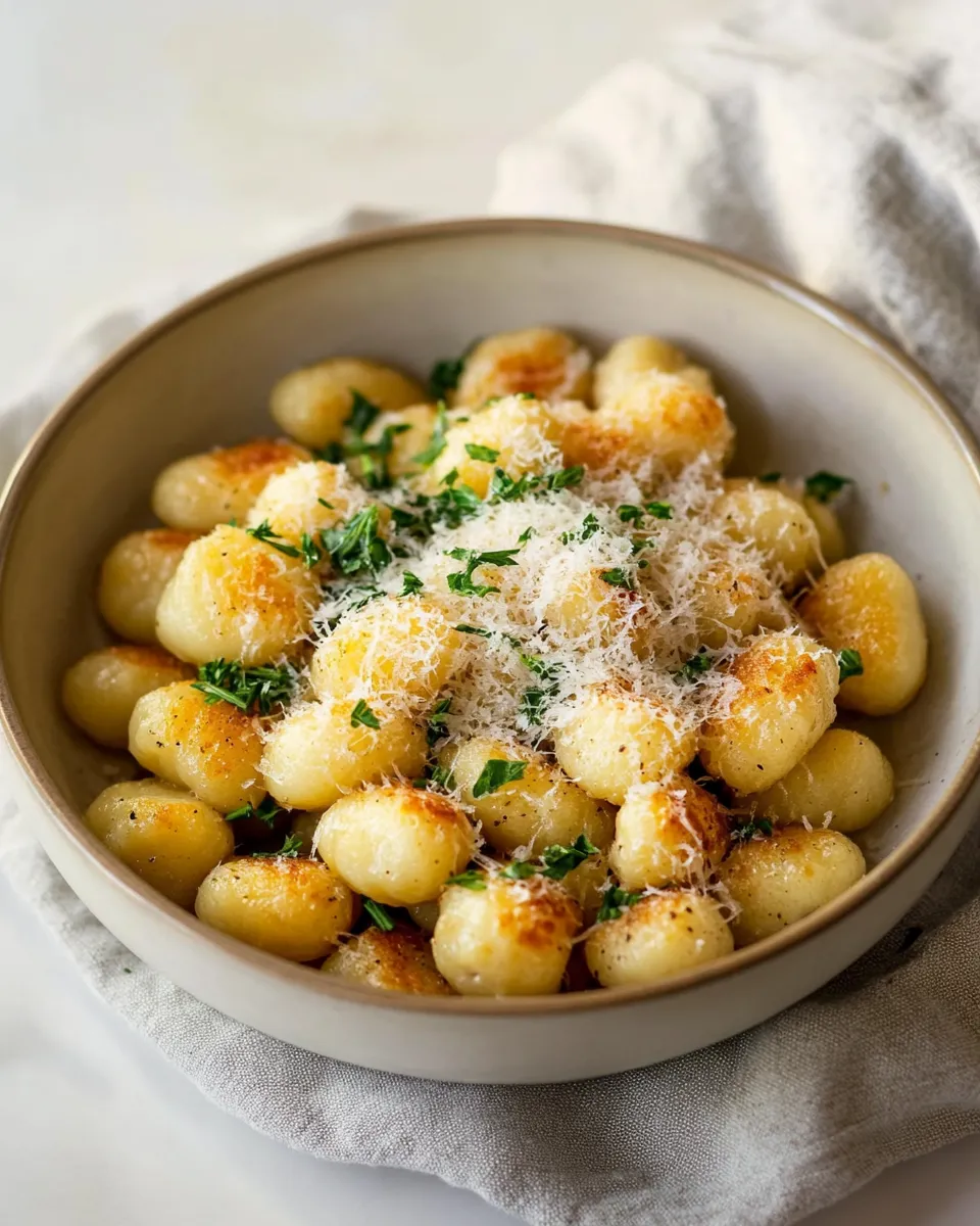 Homemade Pan Fried Gnocchi photo