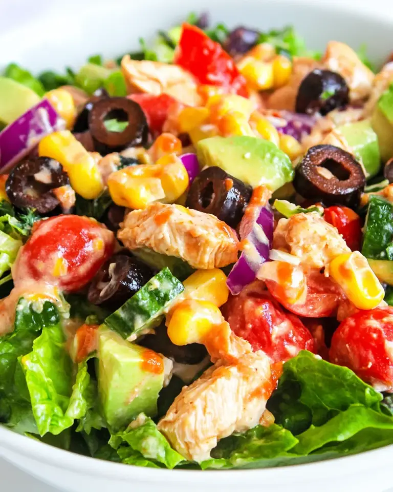 Homemade Panera BBQ Chicken Salad recipe photo