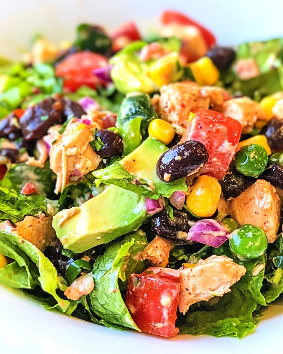 Delicious Panera BBQ Chicken Salad picture