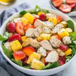 Homemade Panera Strawberry Poppyseed Chicken Salad recipe photo
