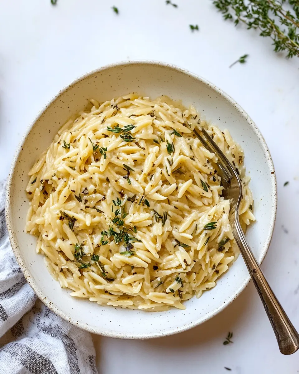 Classic Parmesan Herb Orzo. image