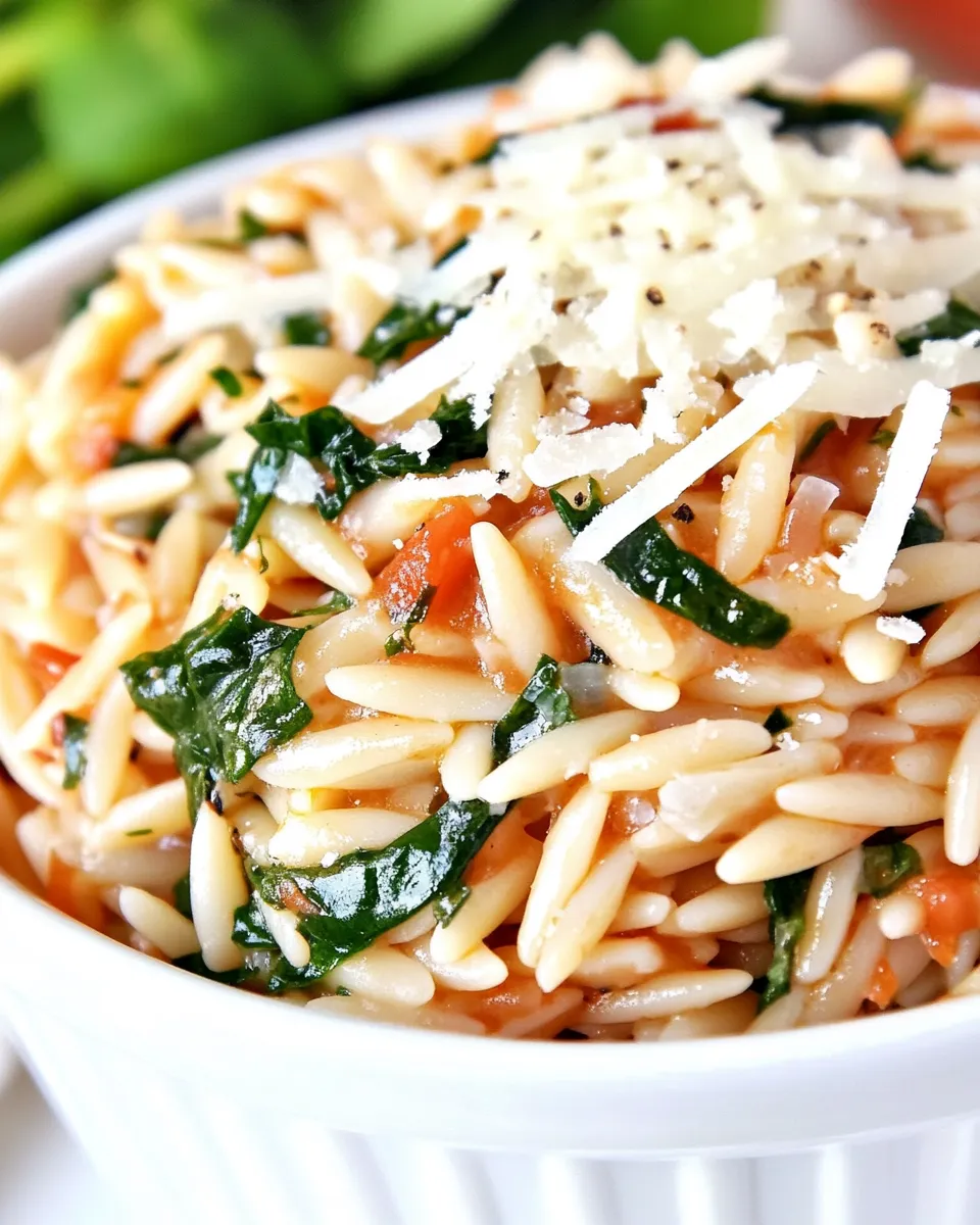 Easy Parmesan Orzo recipe photo