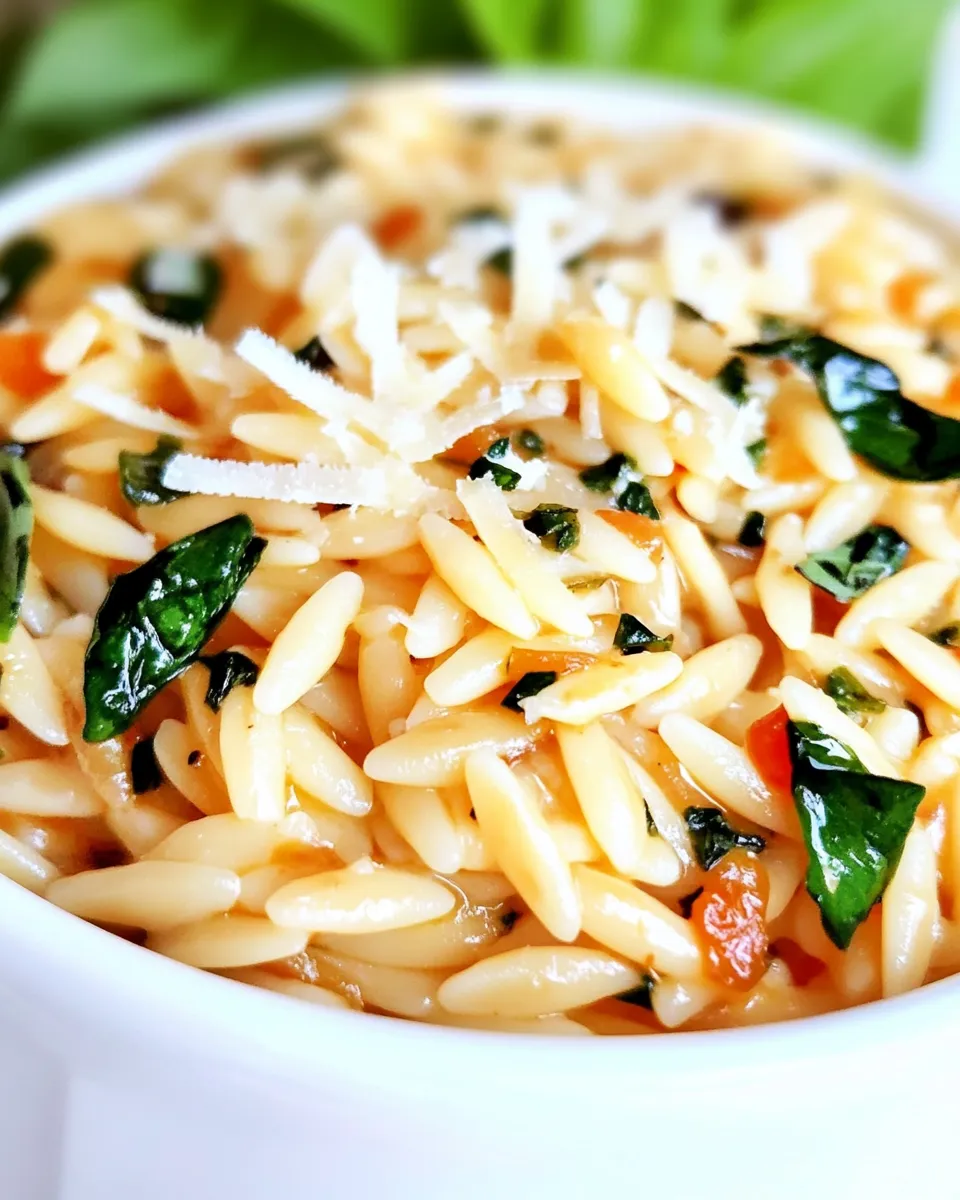Delicious Parmesan Orzo dish photo