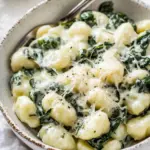 Homemade Parmesan Spinach Gnocchi photo