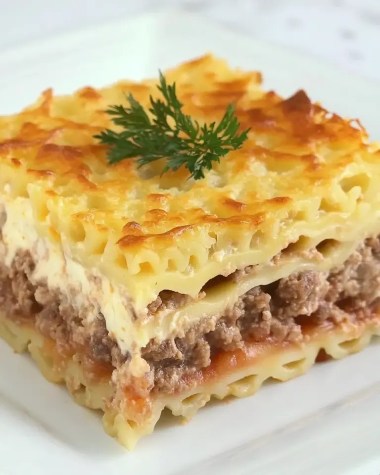 Homemade Pastitsio (Greek Lasagna) photo