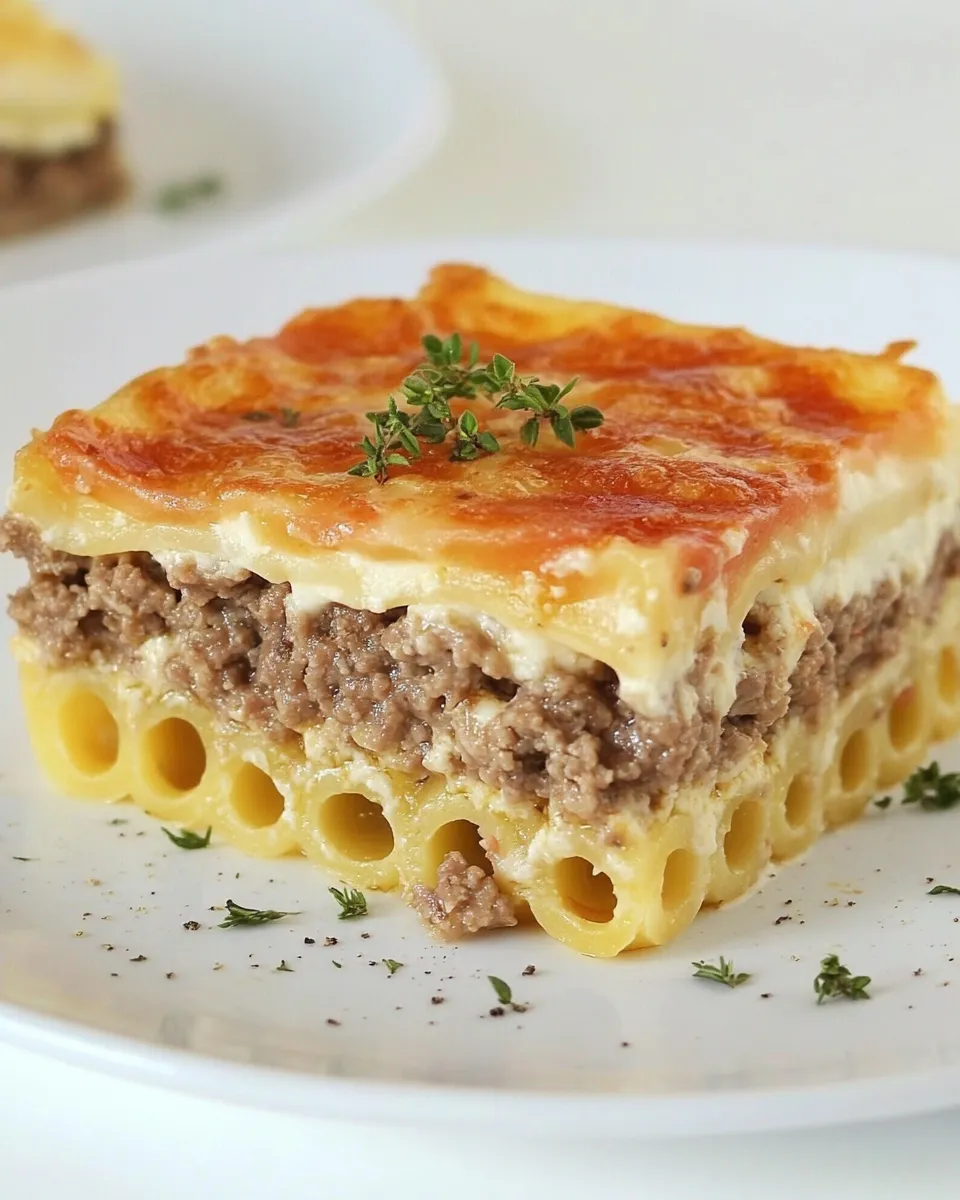 Easy Pastitsio (Greek Lasagna) recipe photo