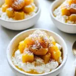 Homemade Peach Pie Cottage Cheese Bowls recipe photo