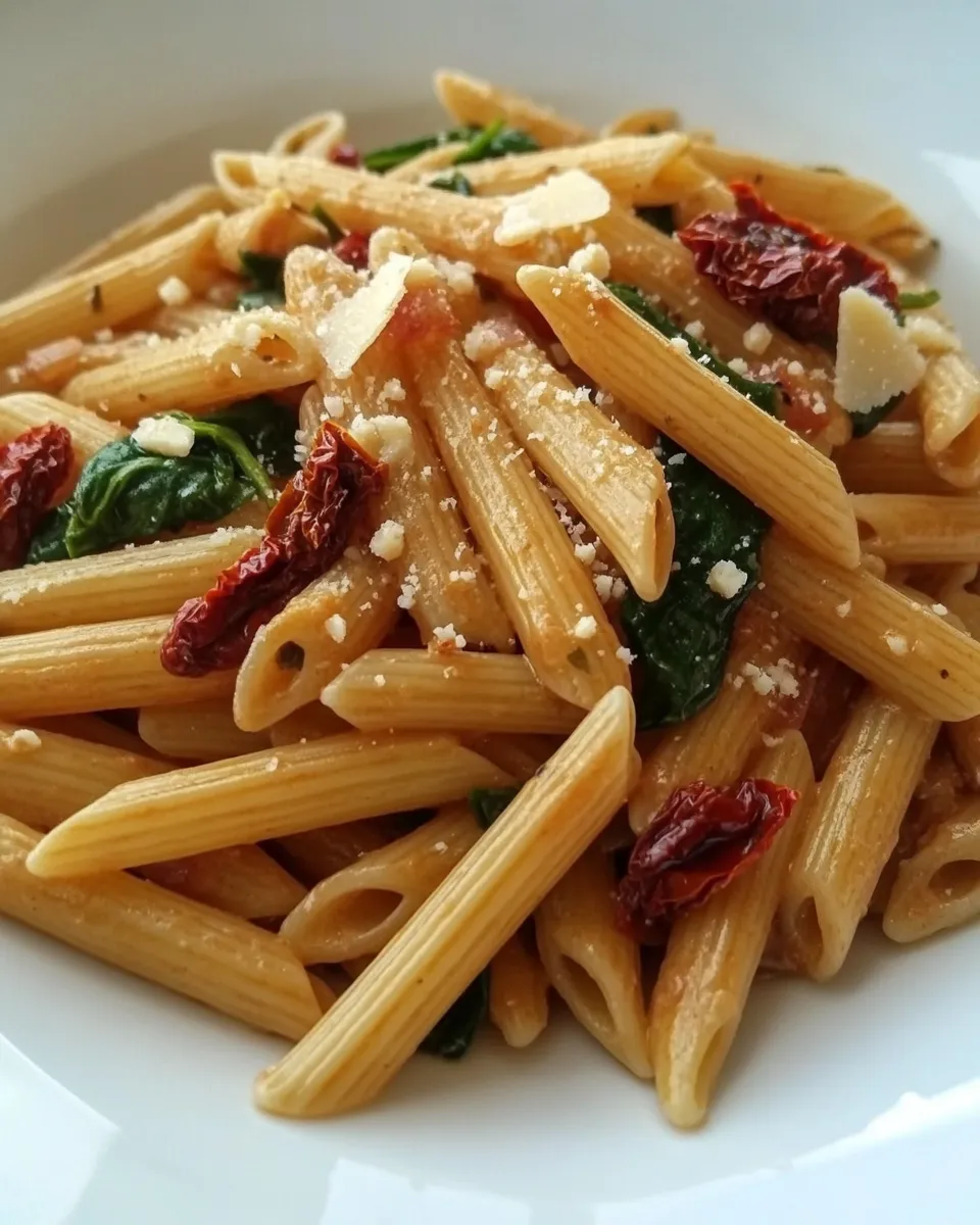 classic Penne Mediterranean with Sun-dried Tomatoes image