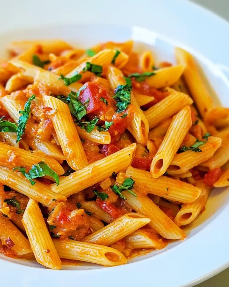 Homemade Penne alla Arrabbiata photo