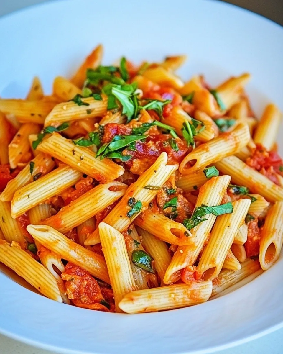 Easy Penne alla Arrabbiata recipe photo