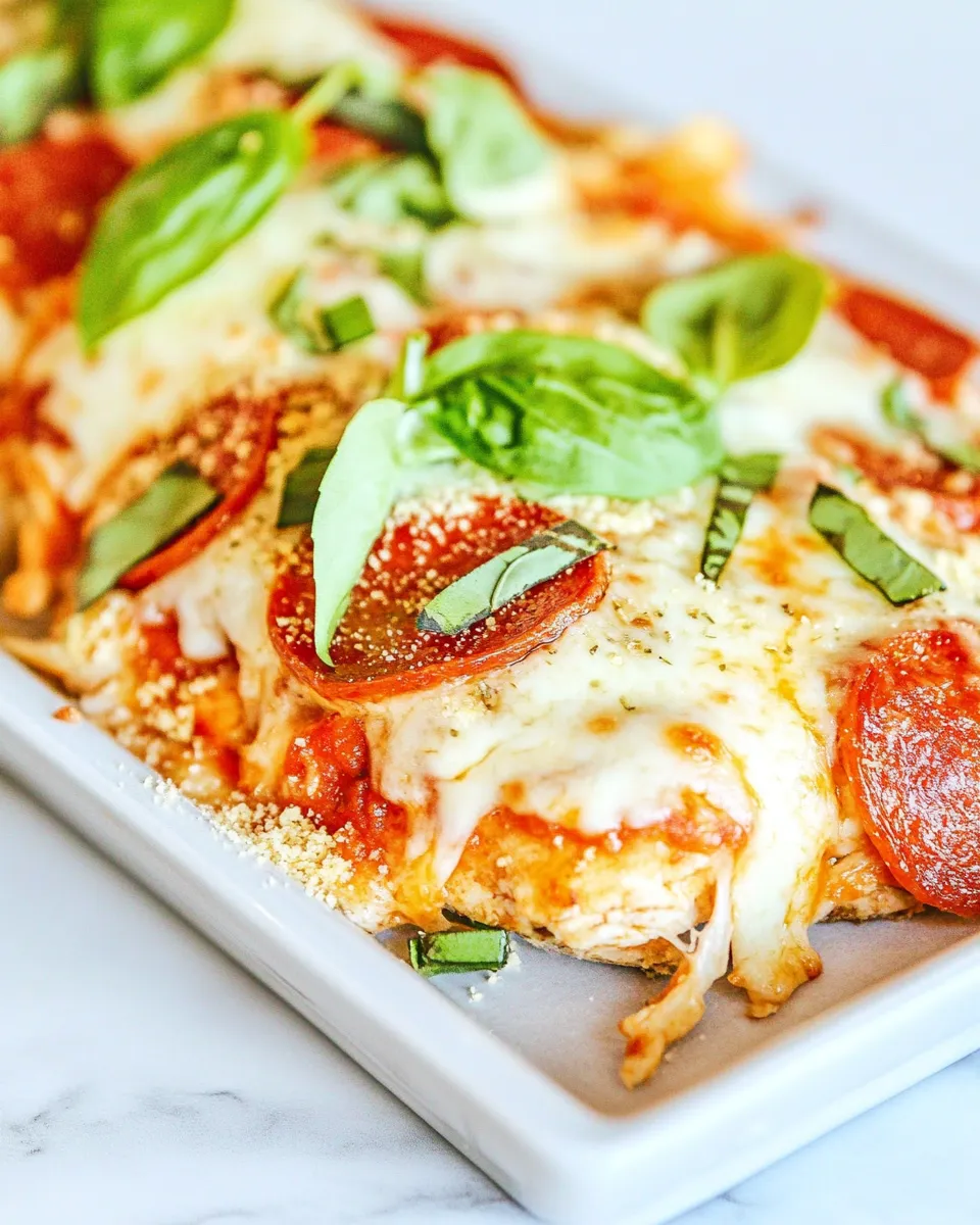 Easy Pepperoni Pizza Chicken recipe photo