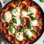 Homemade Pepperoni Pizza Gnocchi Bake photo