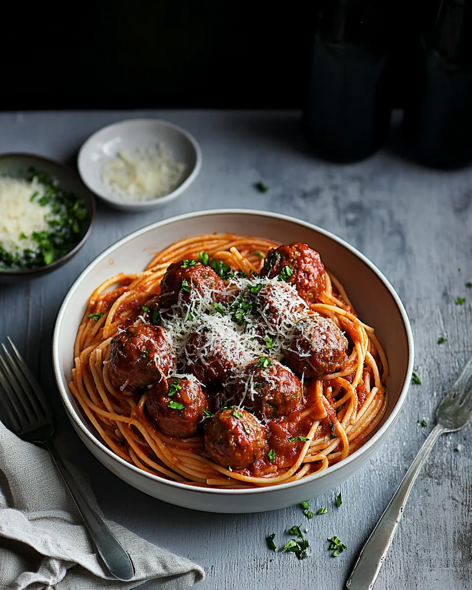 classic Perfect Spaghetti & meatballs image