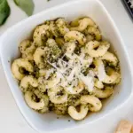 Homemade Pesto Cavatappi photo