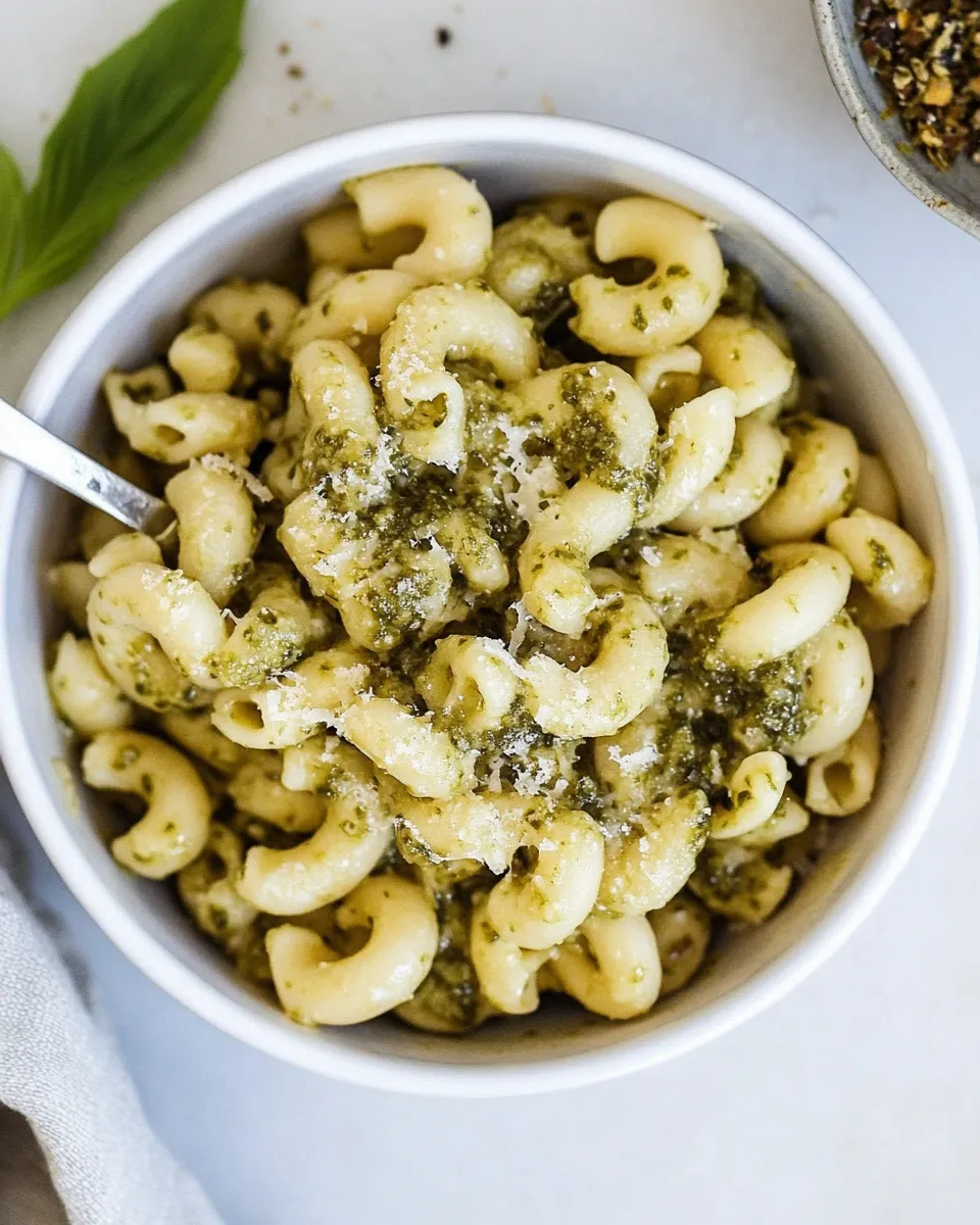 Easy Pesto Cavatappi picture
