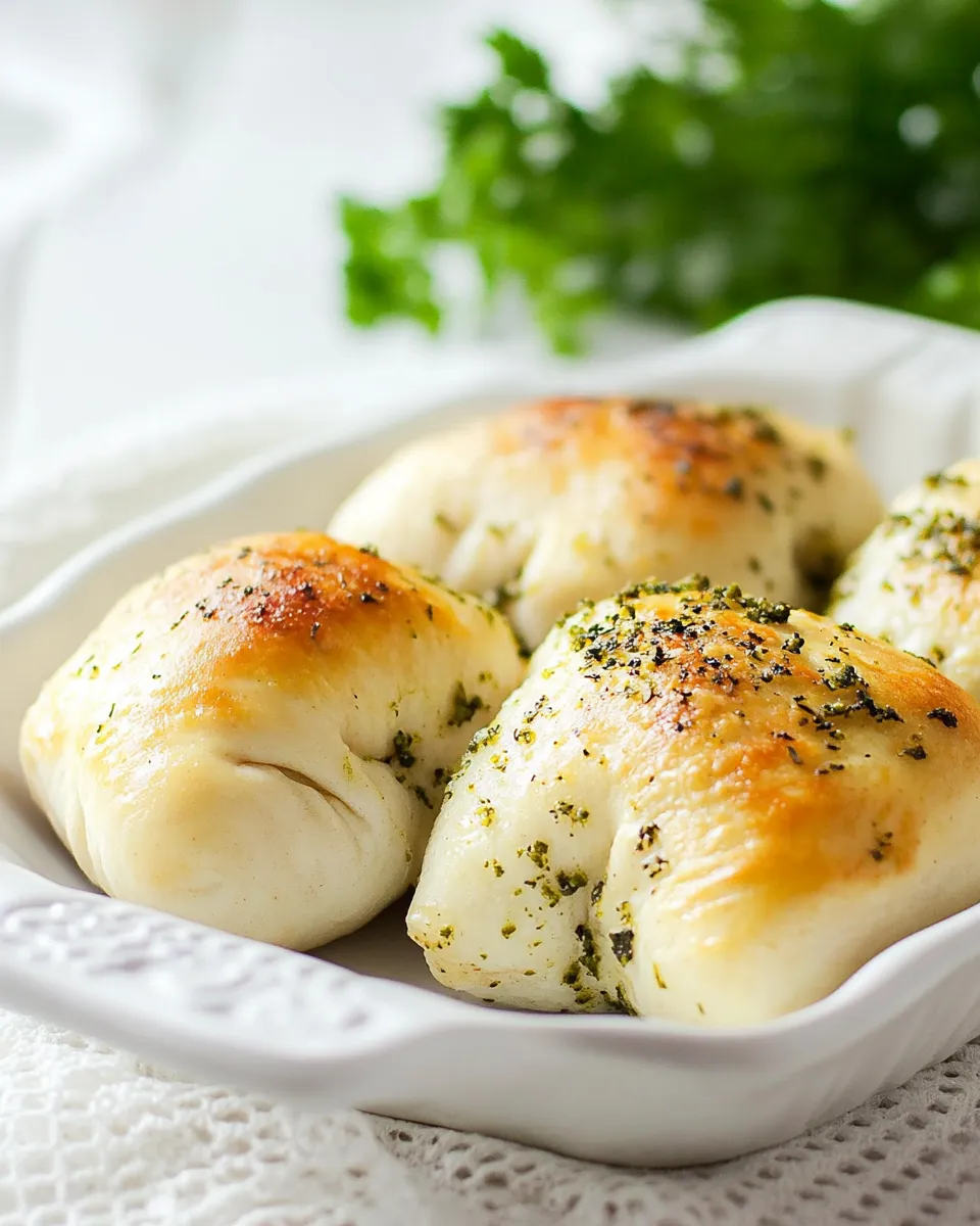 Easy Pesto Chicken Pillows picture