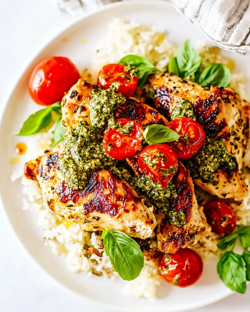 Classic Pesto Chicken Recipe image