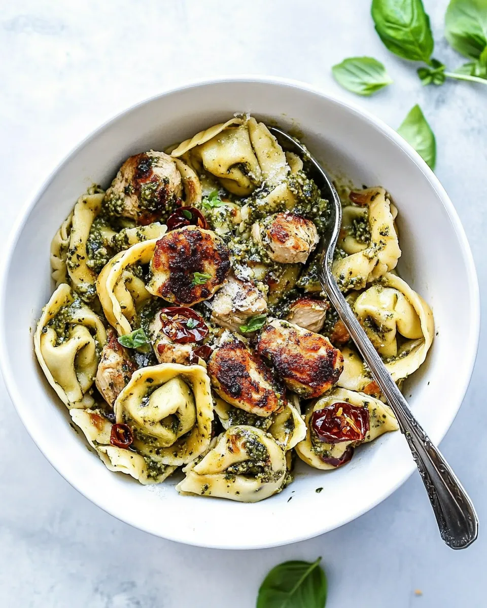 Classic Pesto Chicken Tortellini image