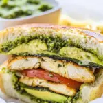 Homemade Pesto Chicken & Avocado Sandwiches recipe photo