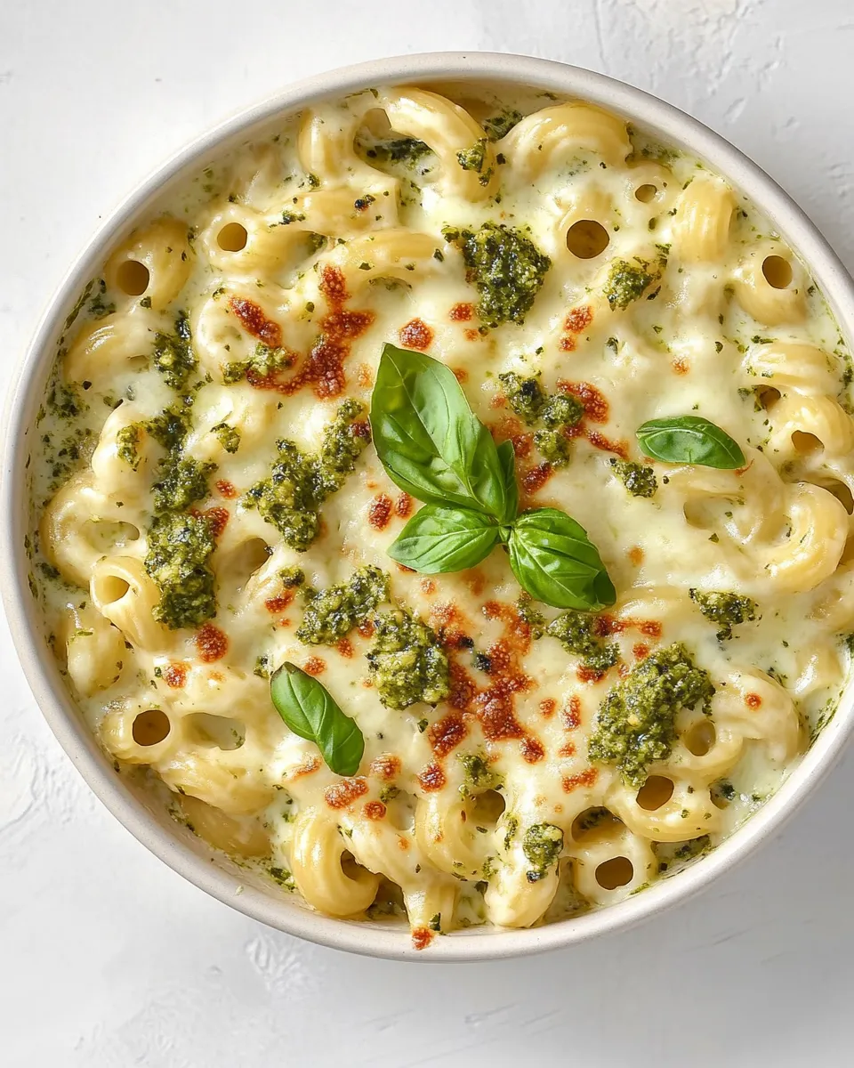 Easy Pesto Havarti Macaroni recipe photo