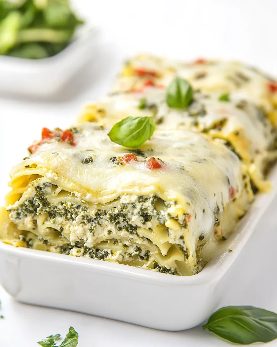 Delicious Pesto Lasagna Rolls dish photo