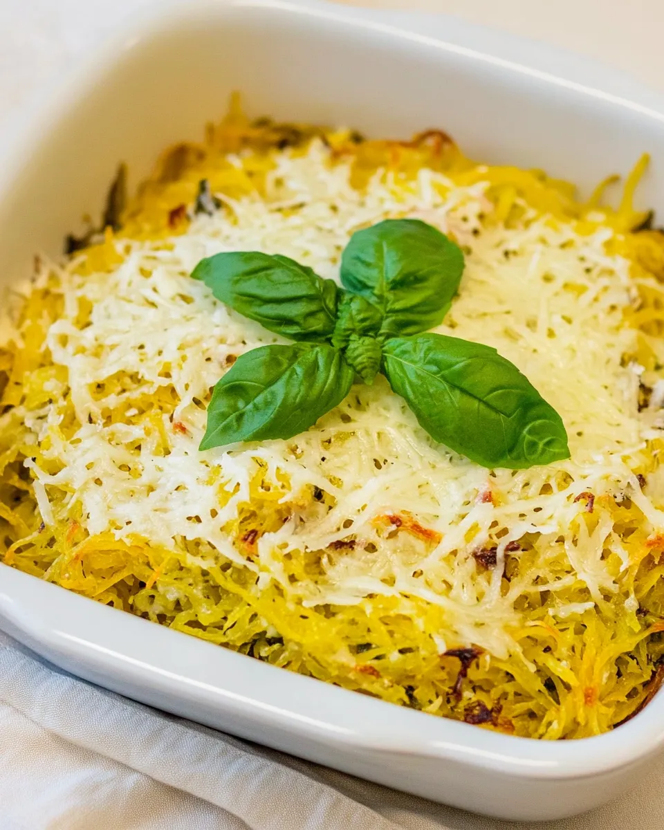 Delicious Pesto Spaghetti Squash dish photo