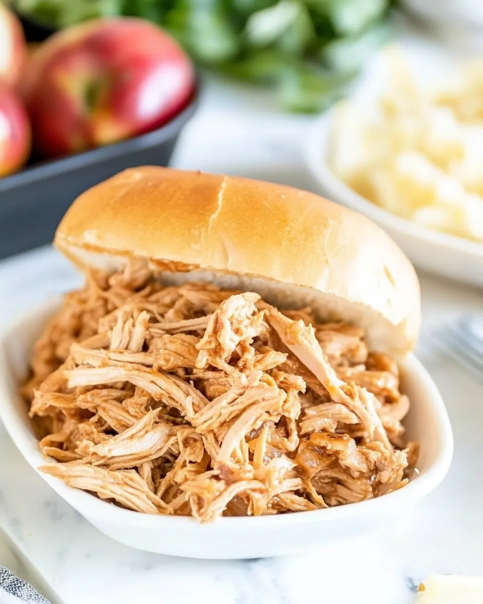 Homemade Picnic Pulled Chicken photo