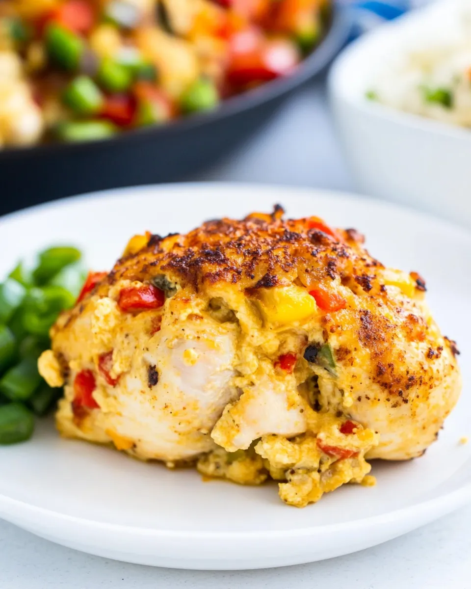 Classic Pimento Cheese Stuffed Chicken image