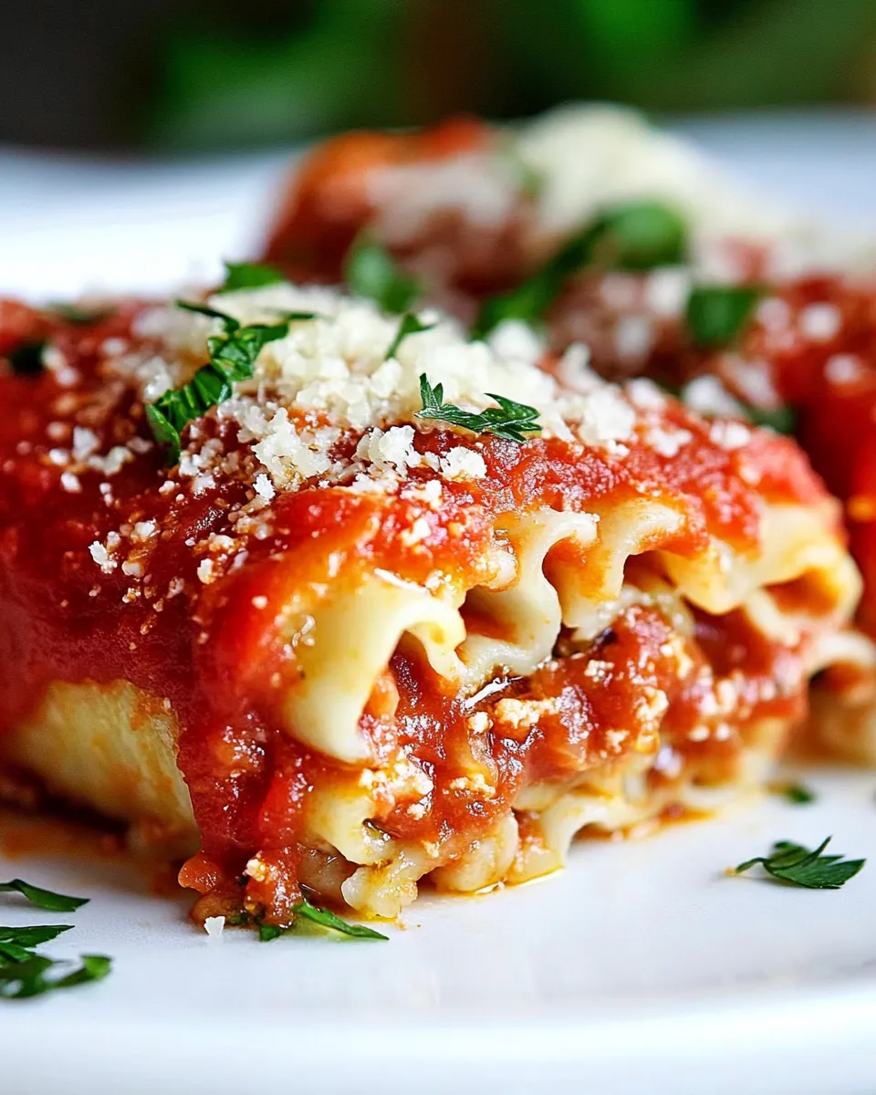 Easy Pizza Lasagna Rolls recipe photo