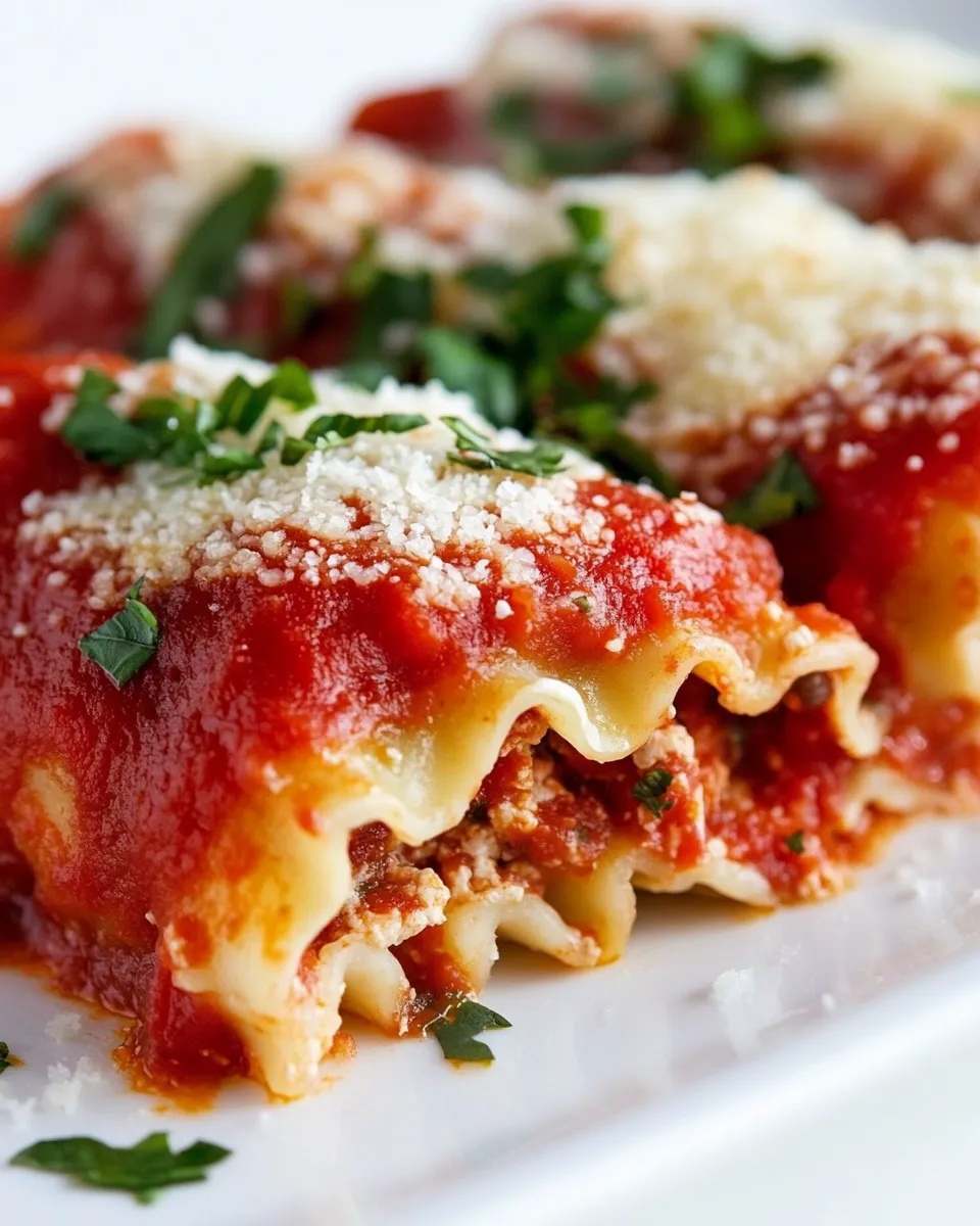 Delicious Pizza Lasagna Rolls dish photo