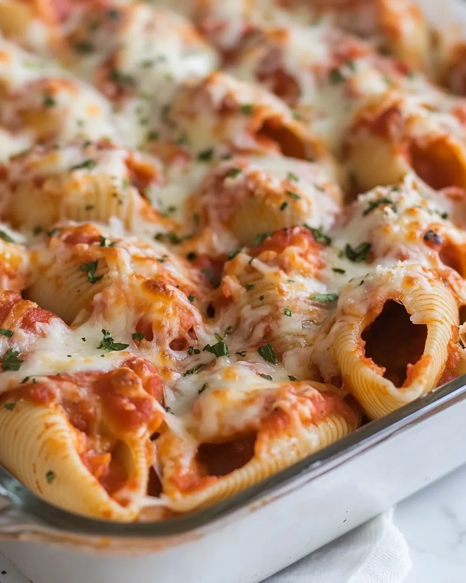 Classic Pizza Stuffed Shells recipe photo